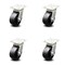 Service Caster 5 Inch Kingpinless Glass Filled Nylon Wheel Swivel Top Plate Caster SCC, 4PK SCC-KP30S520-GFNR-4 - alternate 1